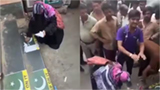 Watch: Woman removes Pakistani flag from stairs at Mumbai station, sparks row